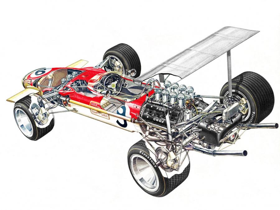  Lotus 49B 1968 года  (фото 3 из 6)